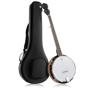 5-String Banjo 24 Bracket with Closed Solid Back and Geared 5th Tuner