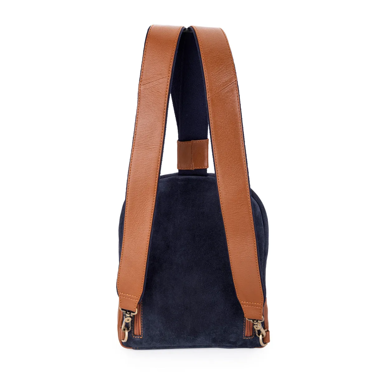 Abelardo Multi Blue/Brown Backpack Bag