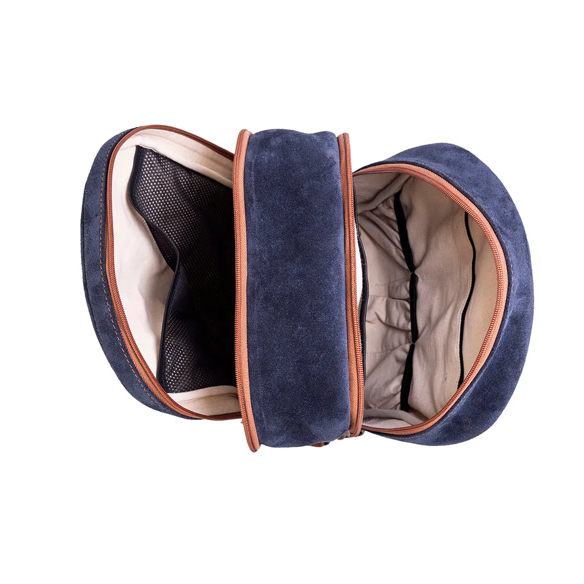 Abelardo Multi Blue/Brown Backpack Bag