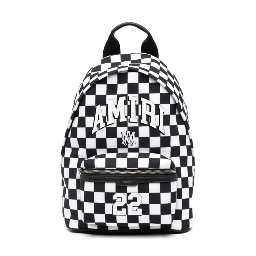 Amiri Kids Checkered Backpack