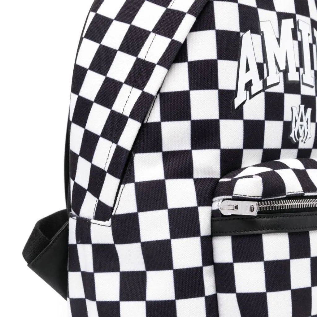 Amiri Kids Checkered Backpack