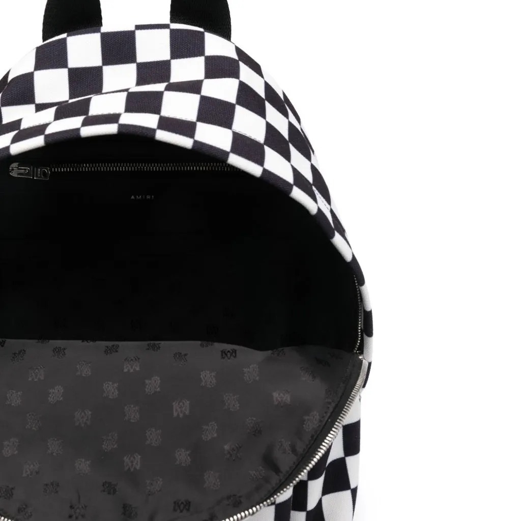 Amiri Kids Checkered Backpack
