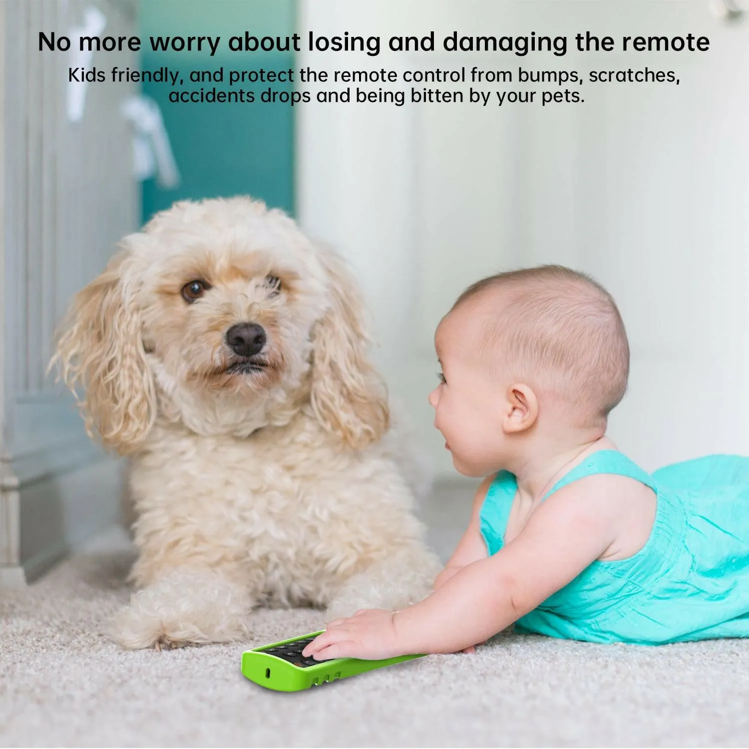 Case for Xiaomi Mi TV P1 50/43, P1E, Q1 75, Q1E 55 - Bluetooth Voice Remote Control Luminous Protective Cover