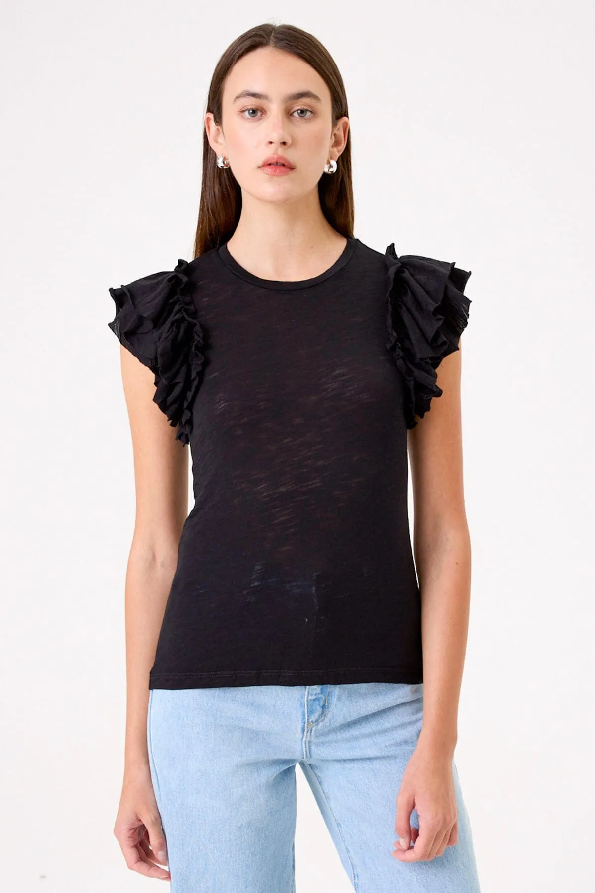 Double Ruffle Shell