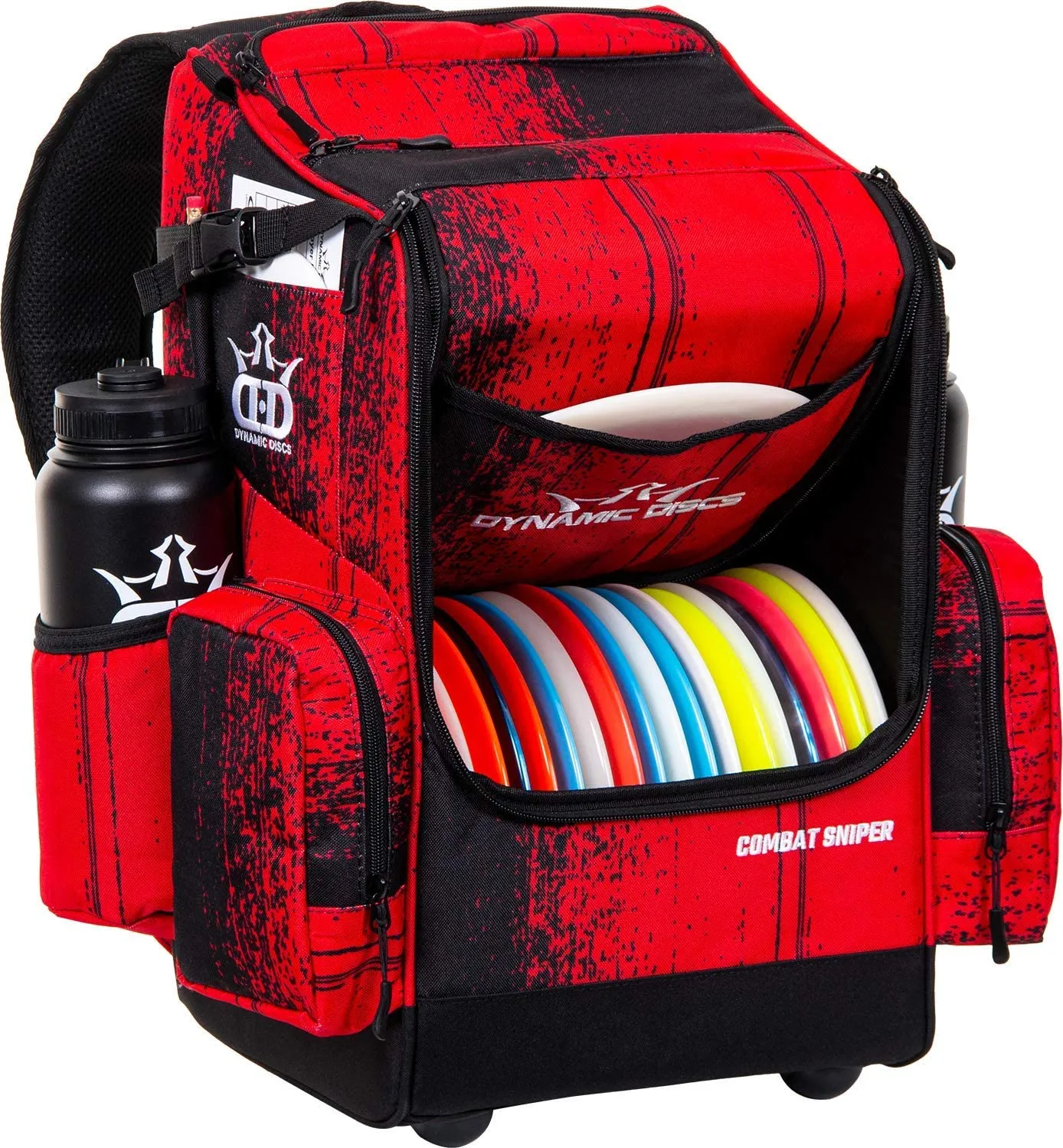 Dynamic Discs Combat Sniper Backpack Disc Golf Bag - Atomic Red