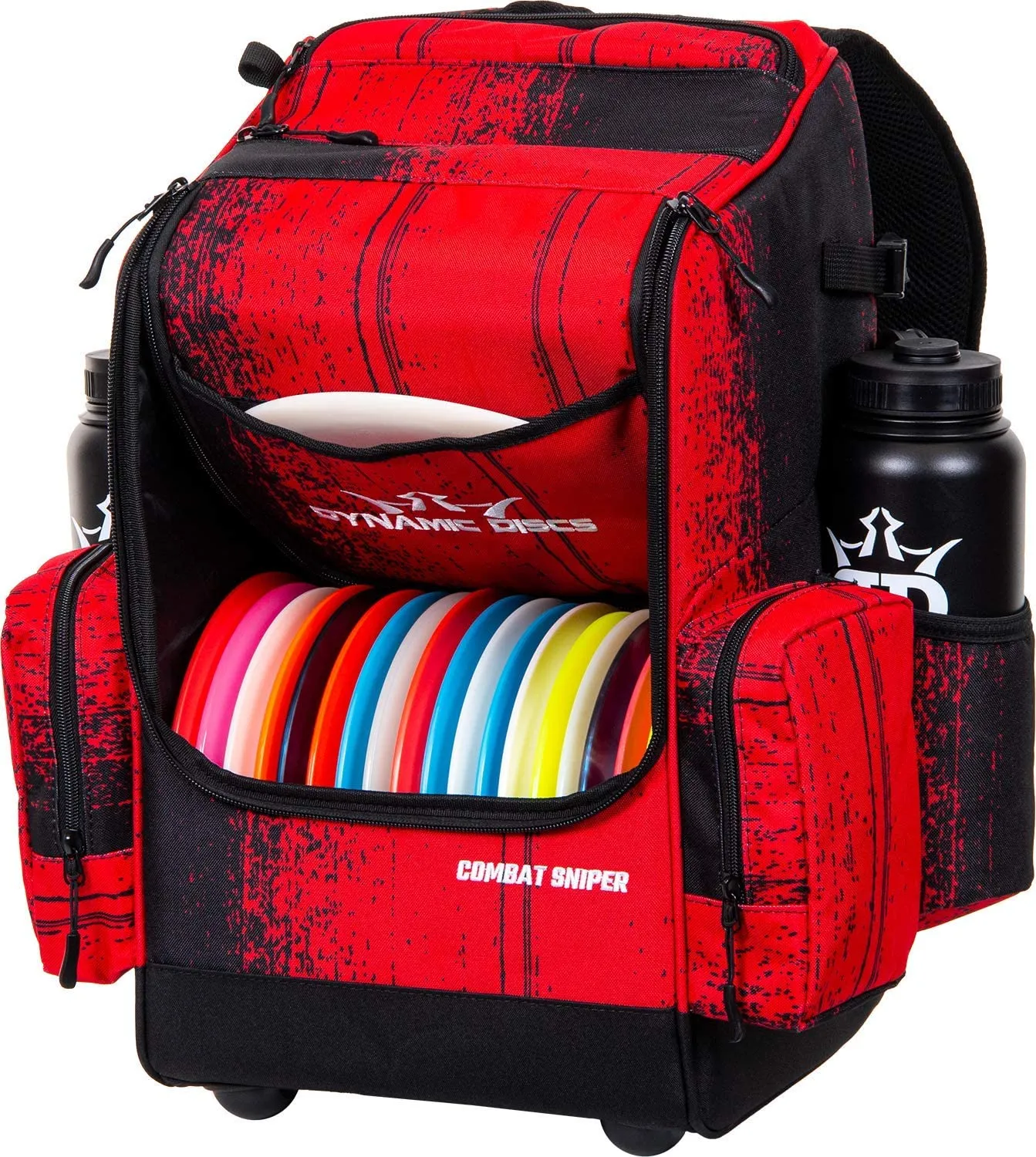 Dynamic Discs Combat Sniper Backpack Disc Golf Bag - Atomic Red