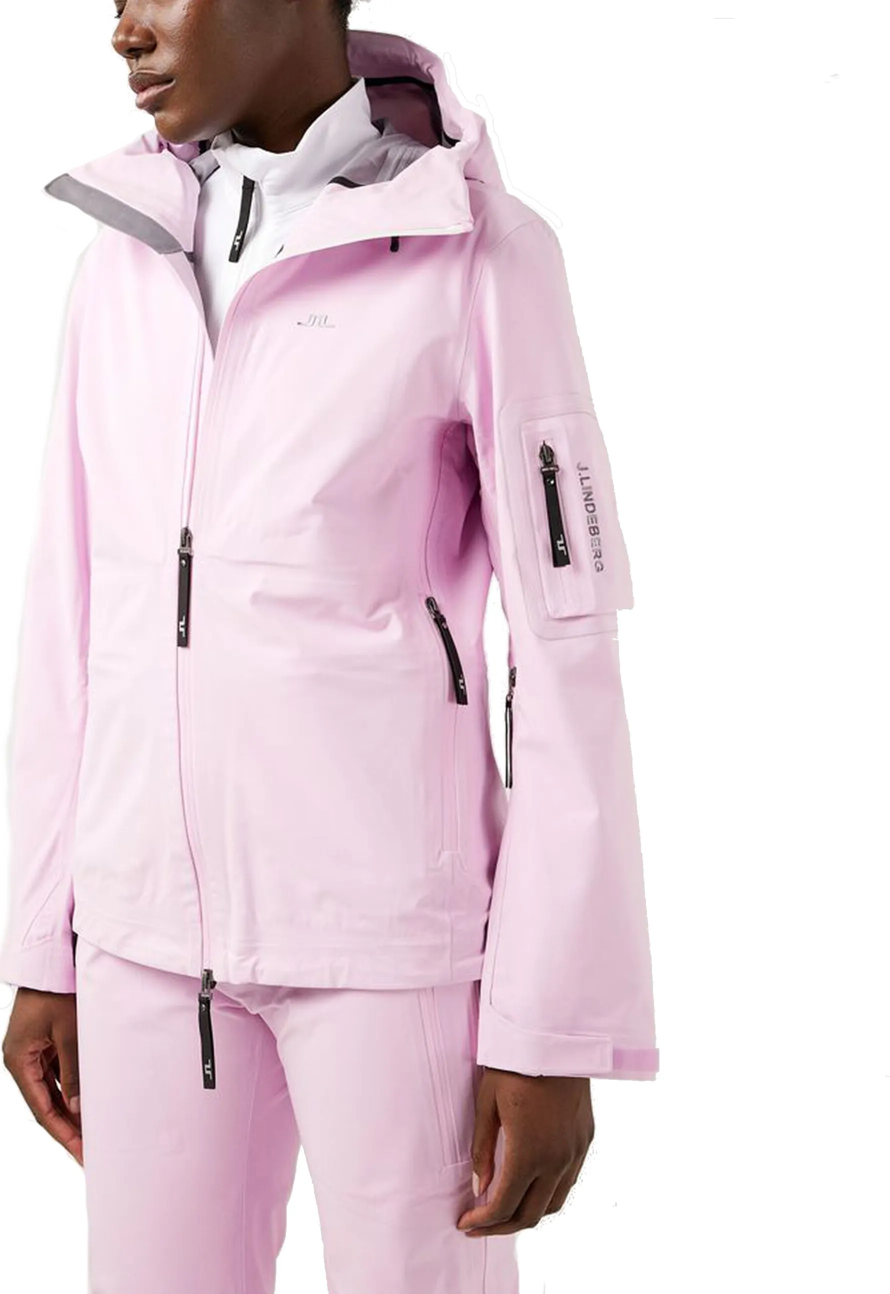 J.Lindeberg Women&#x27;s Aerial Shell Jacket Pink Lavender | Buy J.Lindeberg Women&#x27;s Aerial Shell Jacket Pink Lavender here | Outnorth