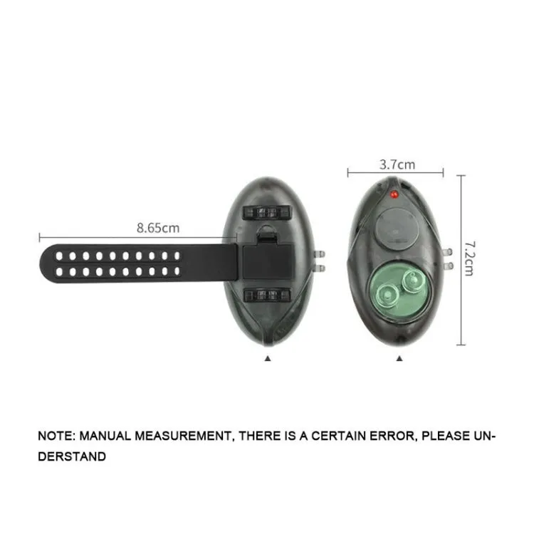 Luminous High-Sensitivity Fishing Electronic Alarm Automatic Induction Waterproof Bell For Fish Hook(Blue)