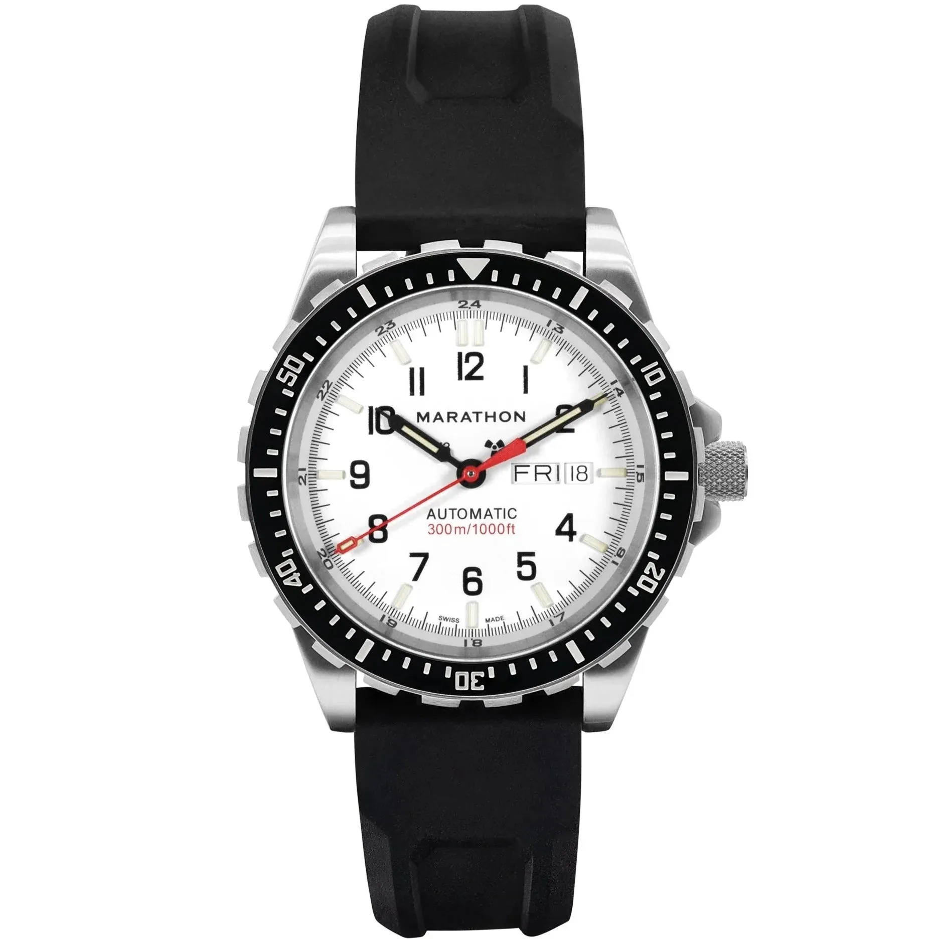 Marathon Arctic edition Jumbo Diver's Automatic (JDD) - 46mm No Government Markings Stainless Steel WW194021-WD