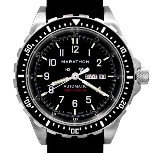 Marathon Arctic edition Jumbo Diver's Automatic (JDD) - 46mm No Government Markings Stainless Steel WW194021-WD