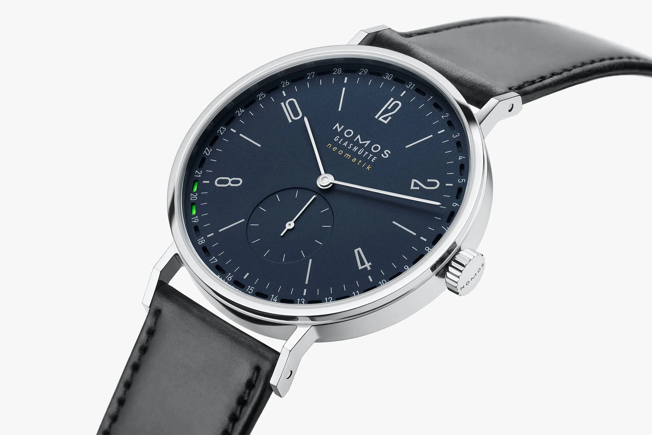Nomos Glashütte Tangente 41 Update Midnight Blue 182