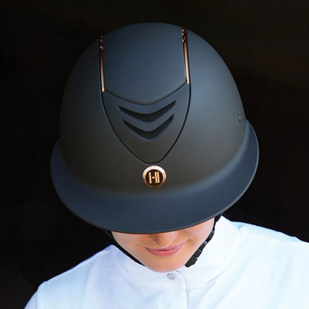 One K Defender Helmet - Rose Gold Stripe