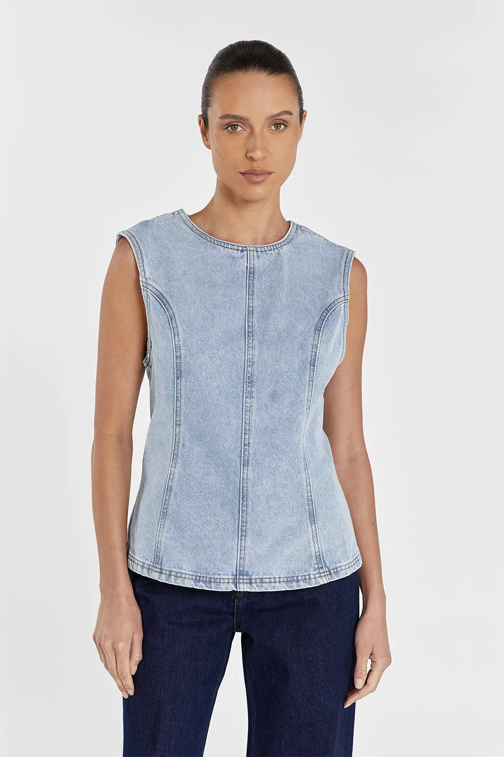 OTIS MID BLUE SHELL TOP
