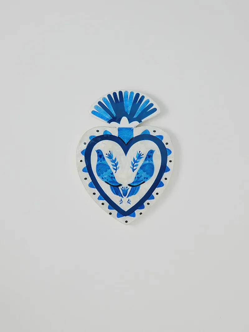 Pajaro Heart Blue