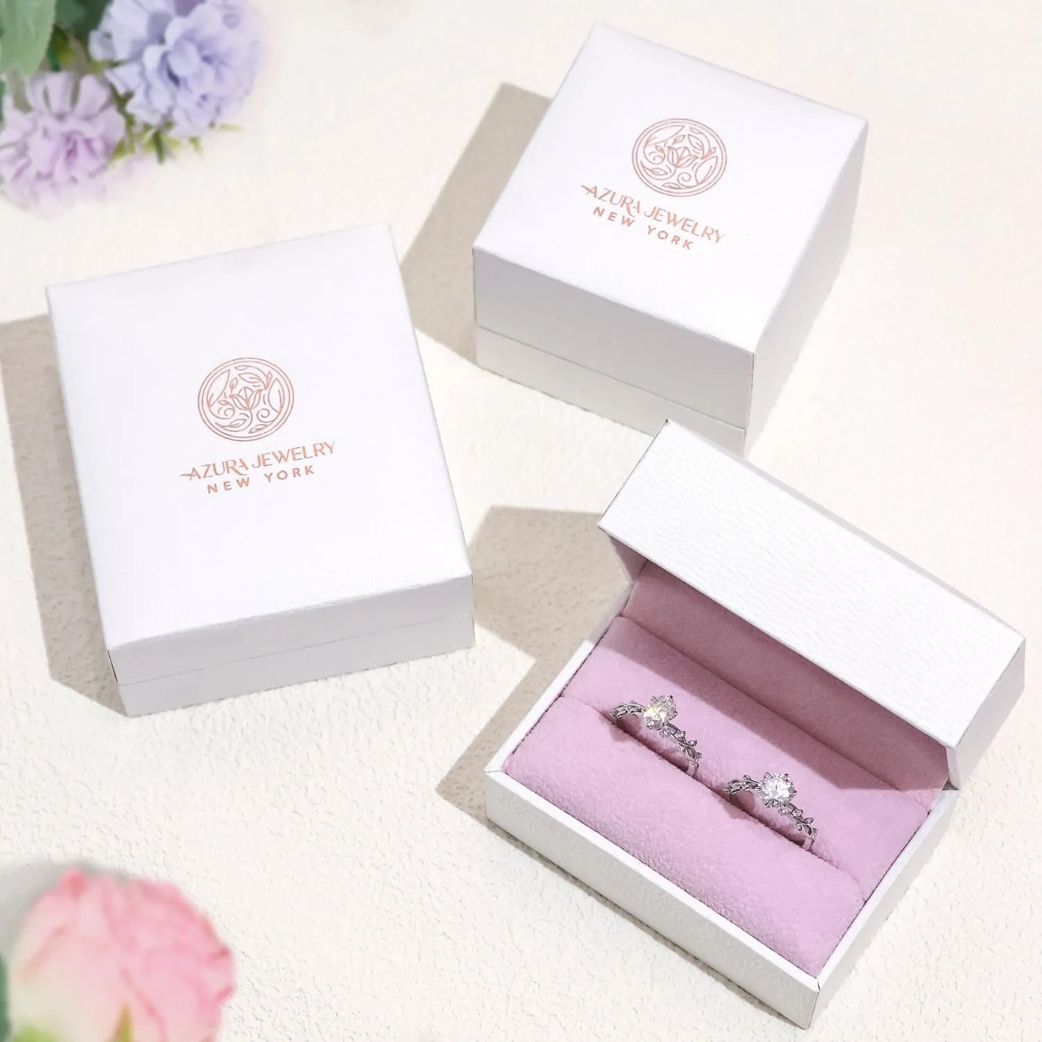 Pearl Lagoon Ring Set (Yellow Gold)