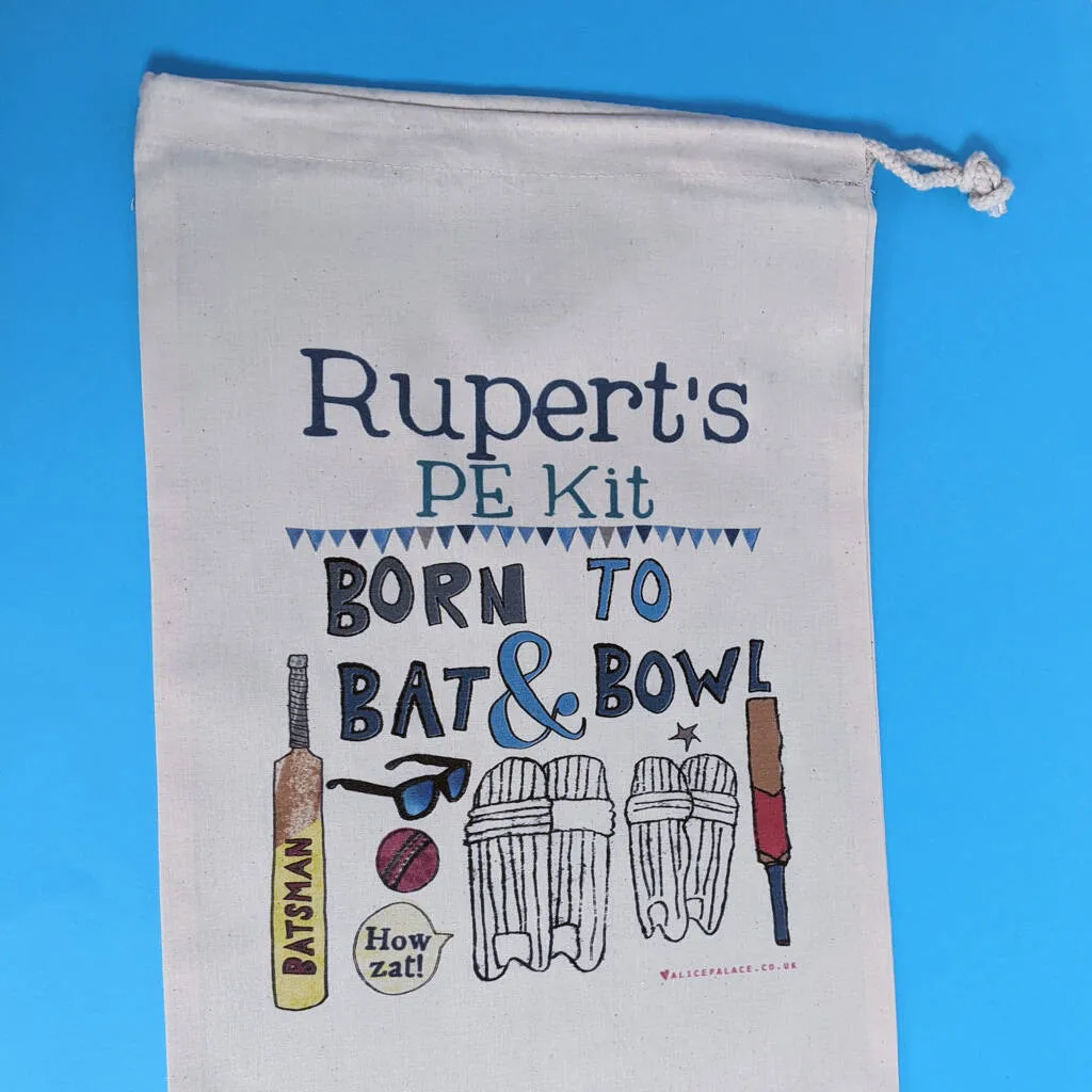 Personalised Cricket Kit Bag