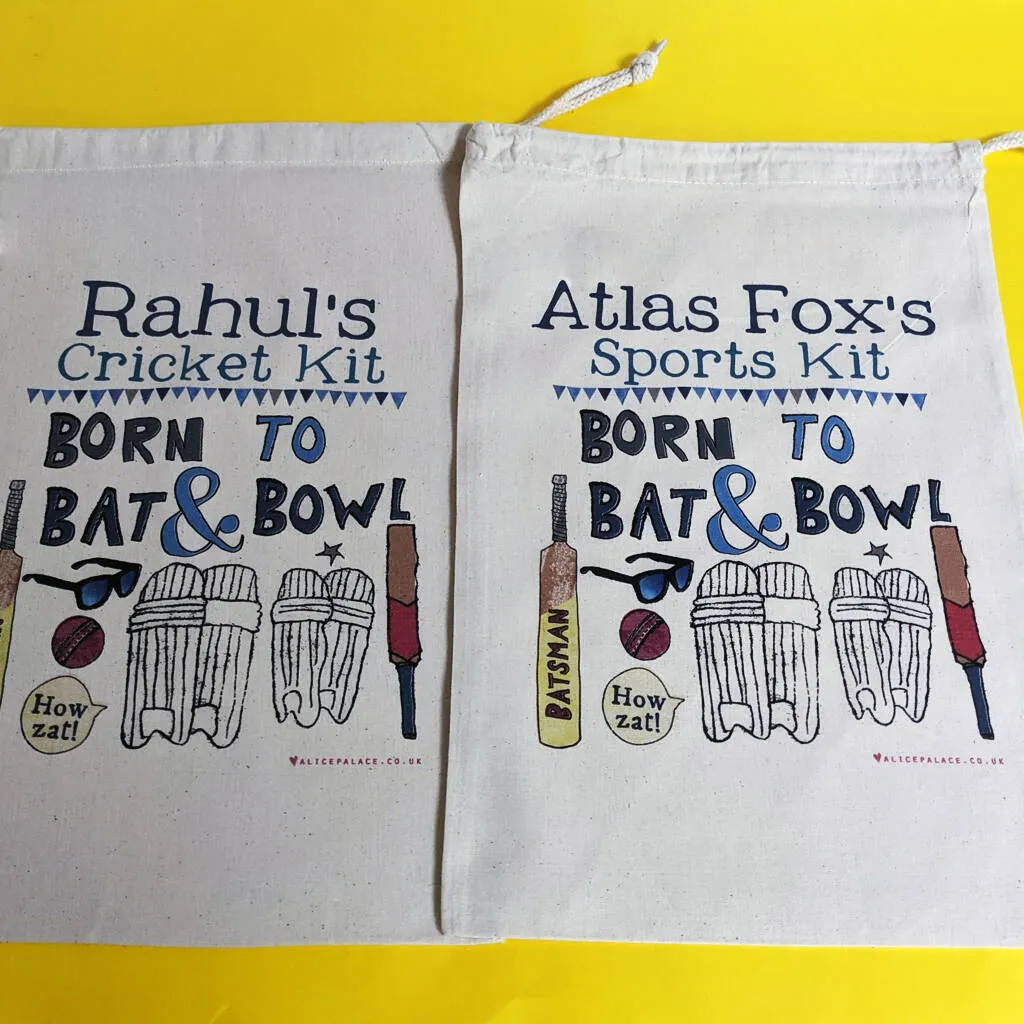 Personalised Cricket Kit Bag