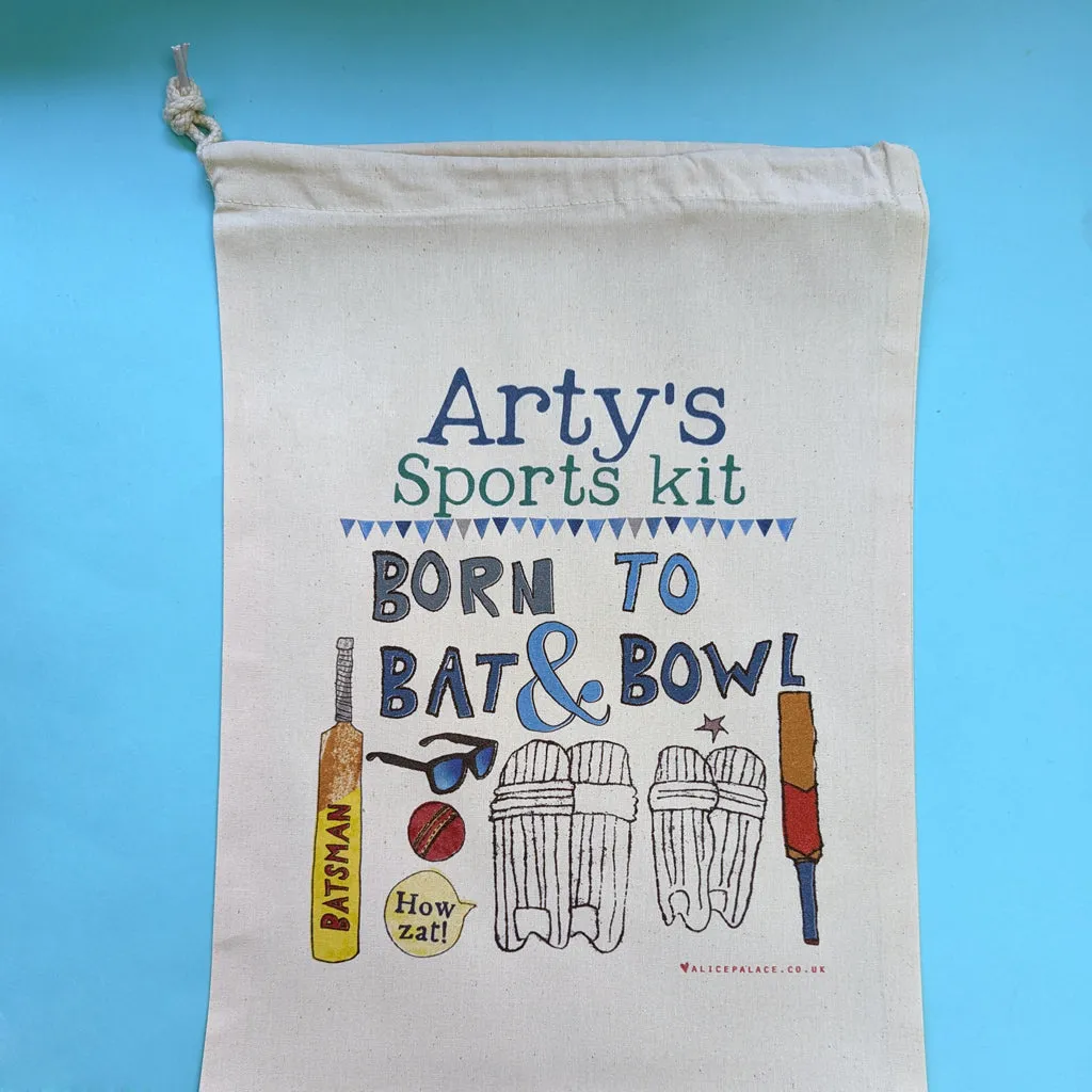 Personalised Cricket Kit Bag