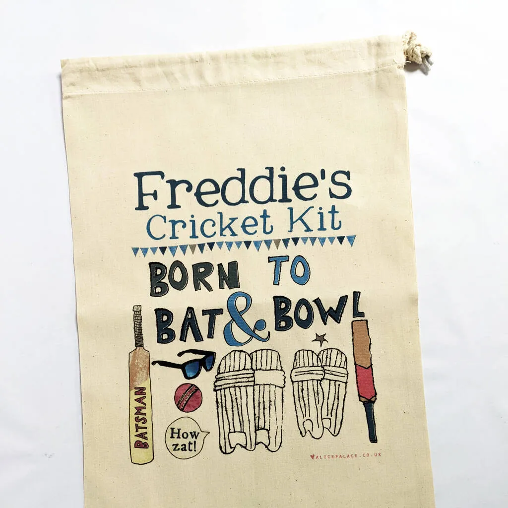 Personalised Cricket Kit Bag
