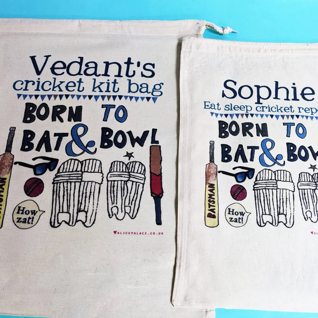 Personalised Cricket Kit Bag