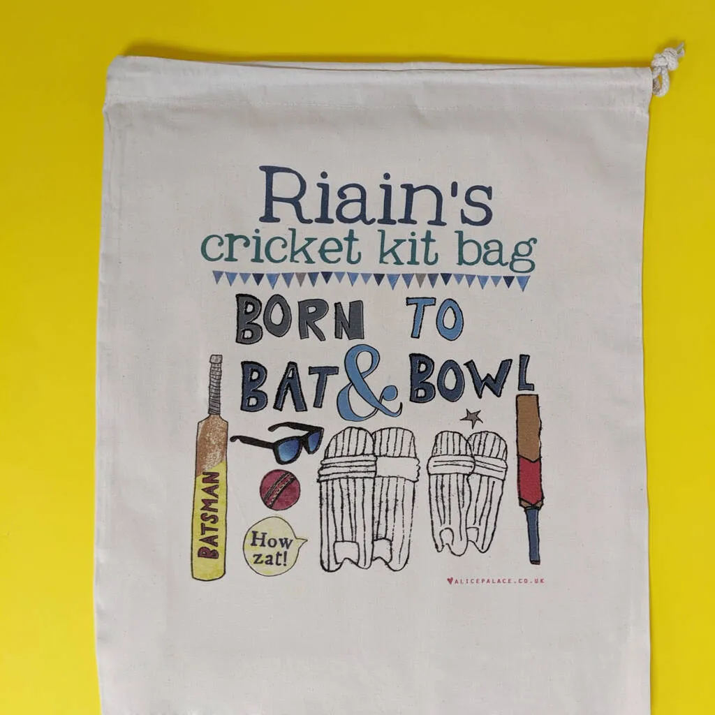 Personalised Cricket Kit Bag