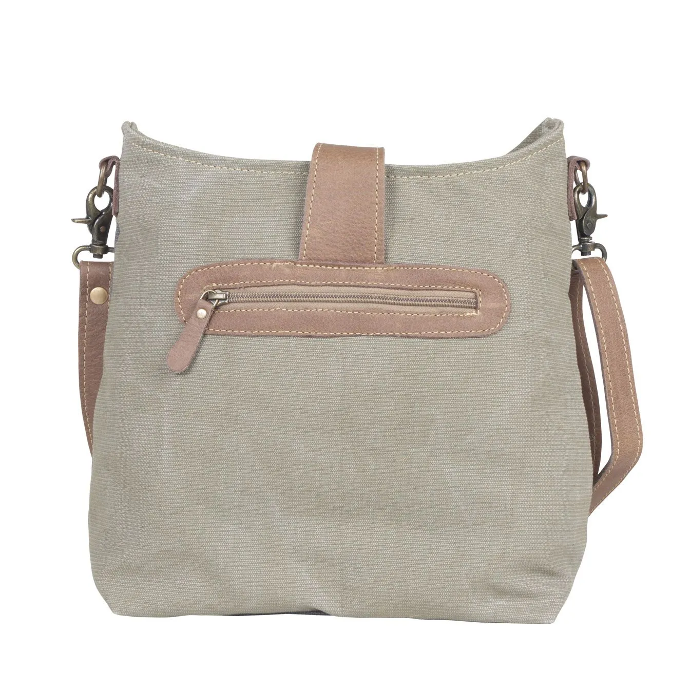 Psychedelic Grey Shoulder Bag