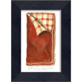 Red Sleeping Bag Wall Art by Spicher and Company