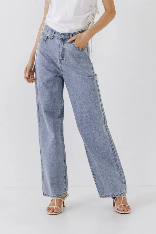 Renee Cut Out Detail Jean