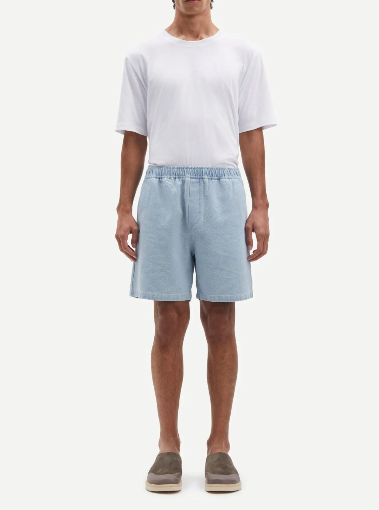 SAJABARI SHORTS | DESTRUCTED DENIM