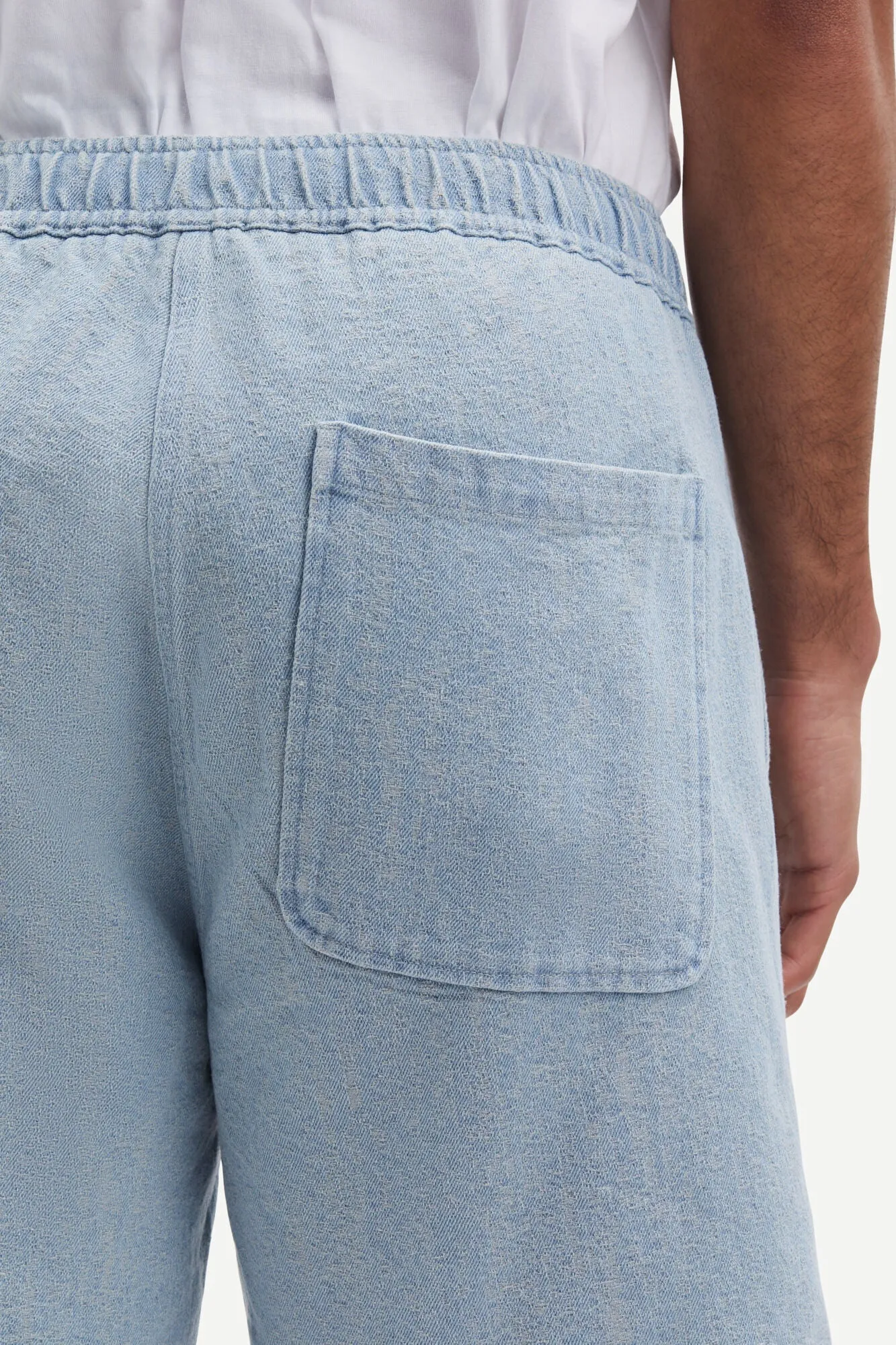 SAJABARI SHORTS | DESTRUCTED DENIM