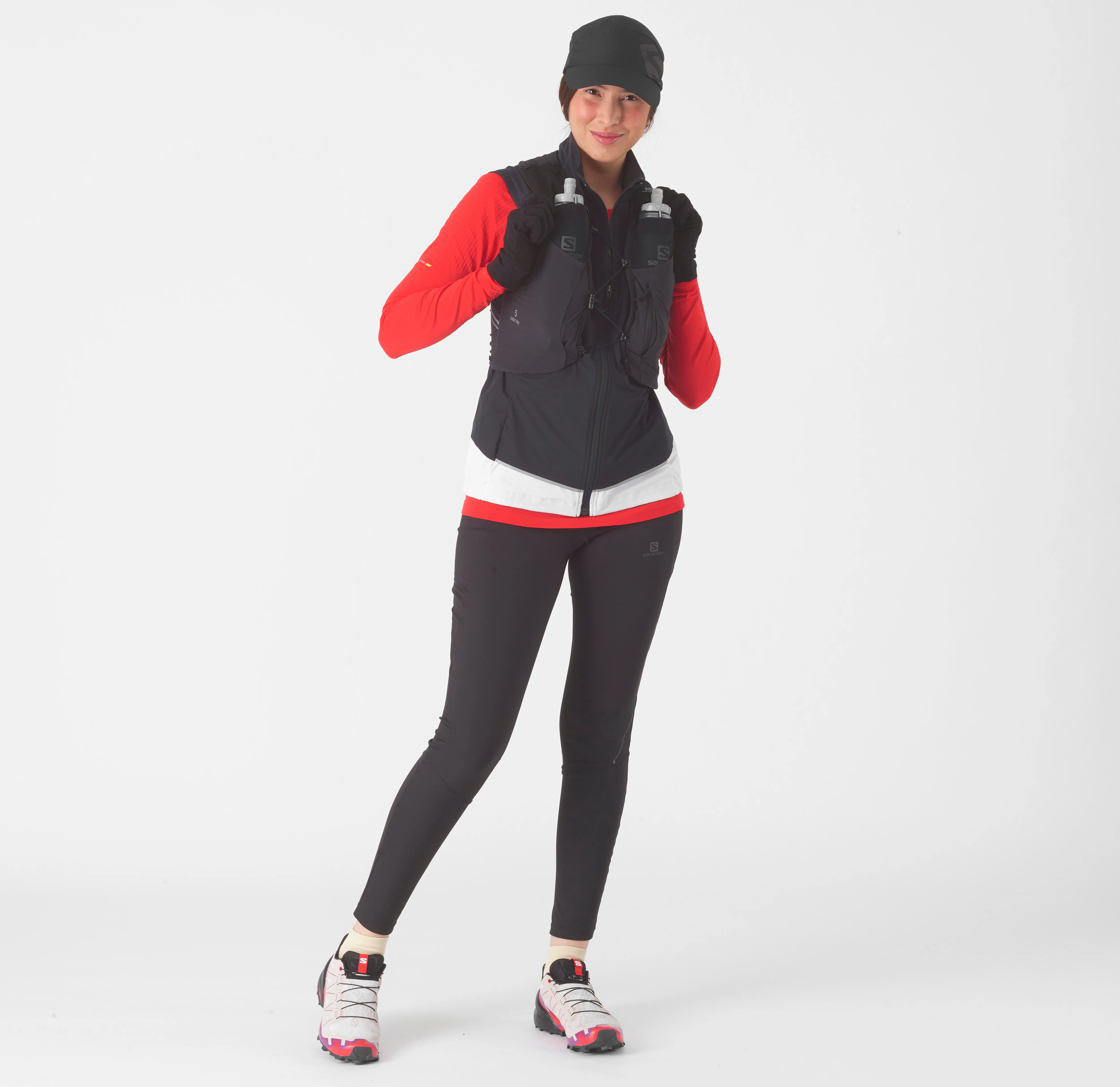 Salomon Women&#x27;s Light Shell Vest Deep Black | Buy Salomon Women&#x27;s Light Shell Vest Deep Black here | Outnorth