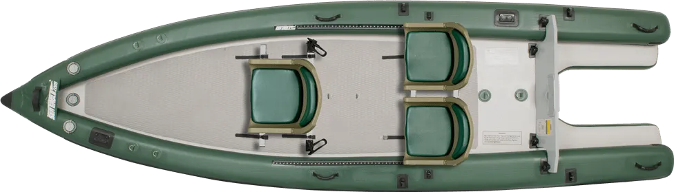 Sea Eagle Frameless FishSkiff 16 Inflatable Fishing Boat - Solo Startup Package