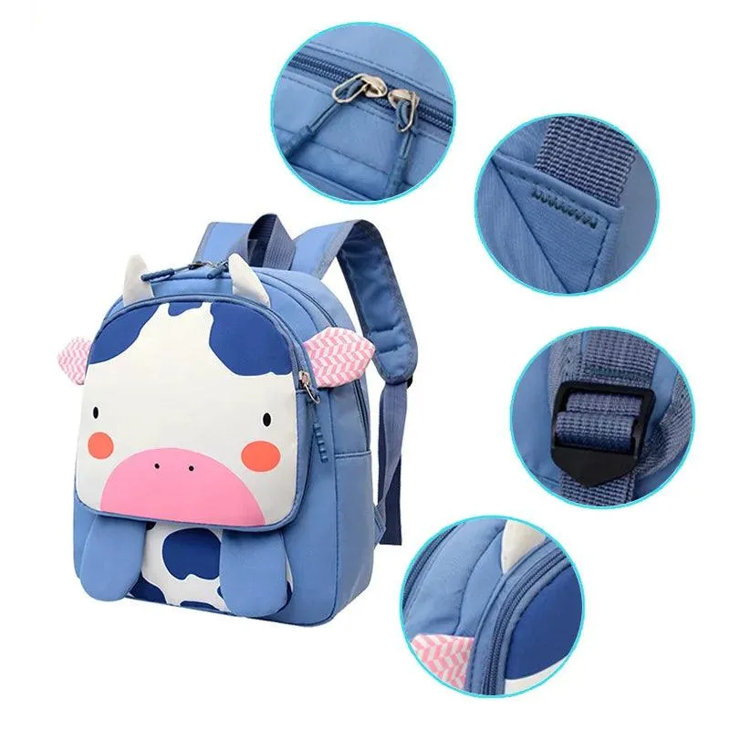 TSB83 Cool Backpacks For Children's Girls and Boys - Cartoon Animal Pattern