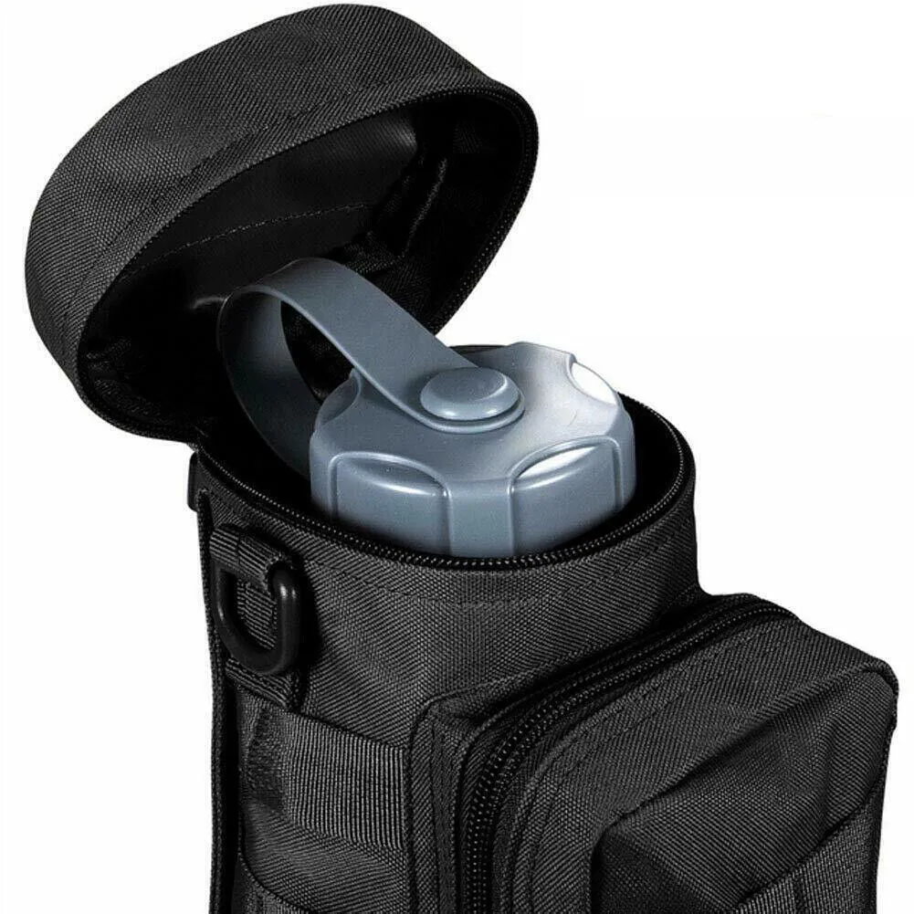 US 1-2 Pack Military Tactical Travel Bottle Kettle Pouch Carry Case Outdoor Bag