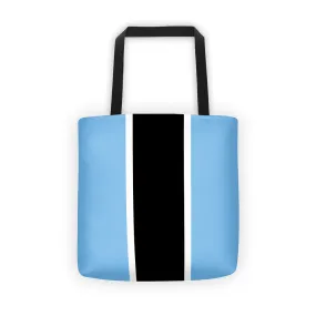 Windrush Blue, Black & White Tote Bag by Robert Bowen
